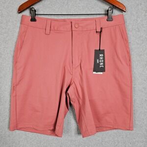 Rhone 9" Commuter Shorts Men's Size 32 Nantucket‎ Red Flex-Knit New